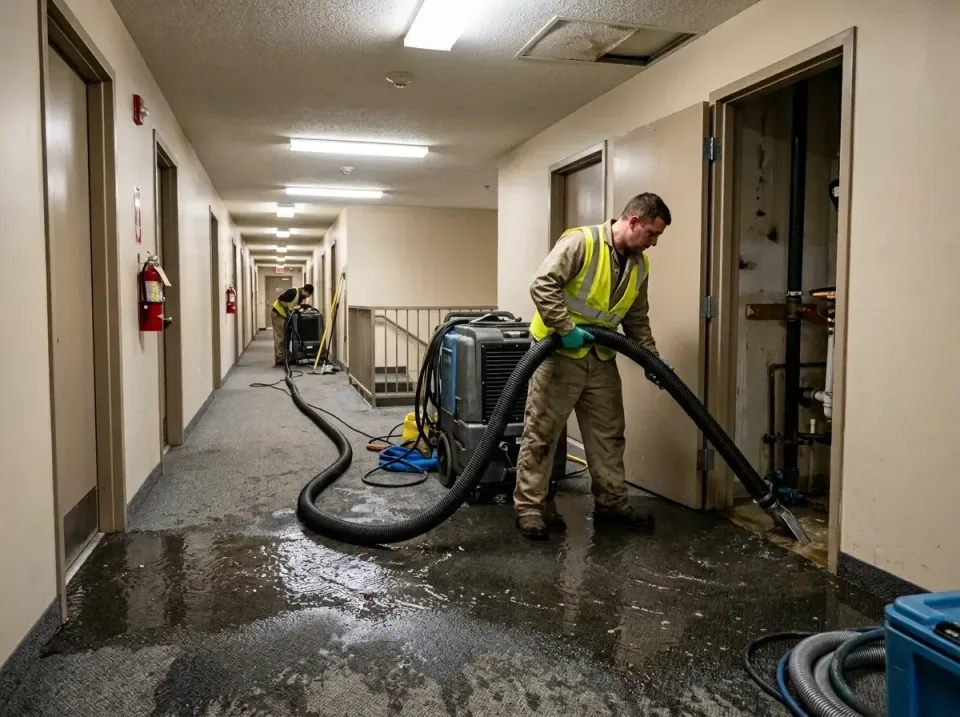 multi-unit-apartment-hallway-f-005 — frequently asked questions, Emergency Burst Pipe Water Extraction & Removal in North Mu…